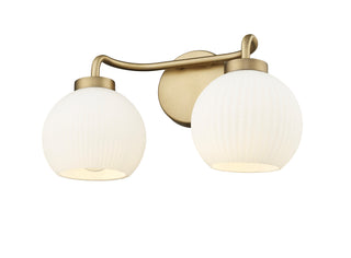 Oprah 2-Light Vanity Vintage Brass