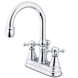 Vintage 4 Inch Centerset Bathroom Faucet in Polished Chrome