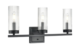 Iversen 21" Wide 3-Light Vanity - Matte Black