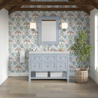 48 Inch Breckenridge Freestanding Vanity in Serenity Blue / Lime Delight Top