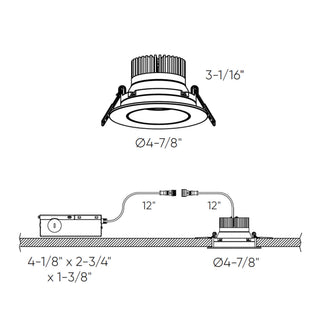 4" Gimbal Recessed Dim to Warm