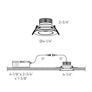 3.5" Regressed Gimbal Downlight