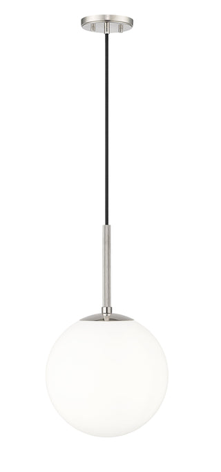 Kairo 12" Wide 1-Light Pendant - Polished Nickel