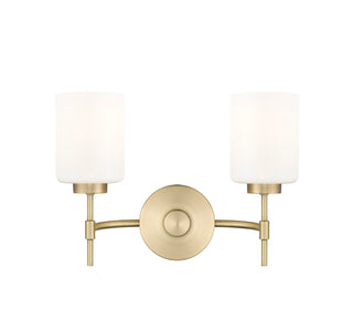 Keylee 15.5" Wide 2-Light Vanity - Vintage Brass