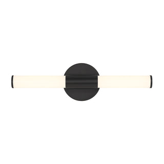 Connor 18" Mini Tube LED Cylinder Vanity Light in Black
