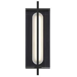 Avani 14 Inch Outdoor Wall Sconce in Sand Black Finish