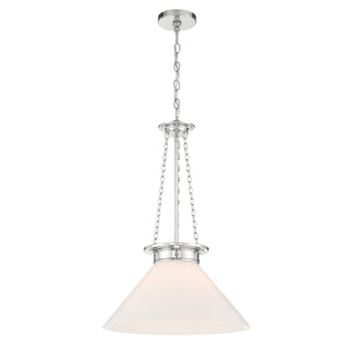 Myers 1-Light Pendant in Polished Nickel