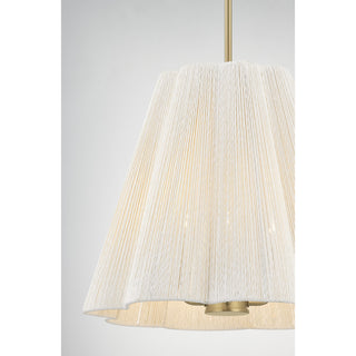 Rosa 4-Light Pendant in Noble Brass