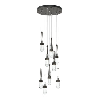 Link 9-Light Clear Glass Pendant