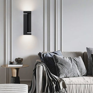Dance 18 Inch Outdoor Wall Sconce in Sand Black Finish