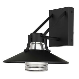 Radiant 11 Inch Outdoor  Wall Sconce in Sand Black Finish