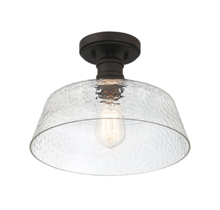 1-Light Ceiling Light in Oil Rubbed Bronze