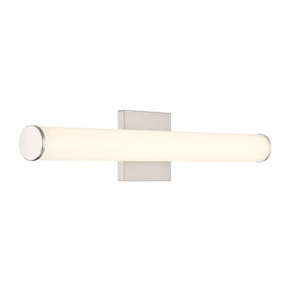 Colt 24" Contemporary LED Cylinder Vanity Light in Satin Nickel
