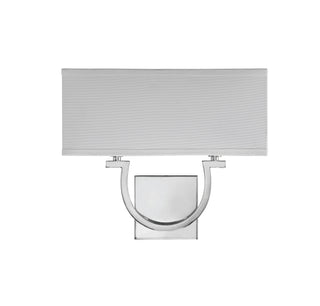 Rhodes 2-Light Wall Sconce in Polished Nickel