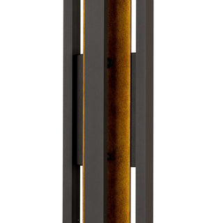 Panels 32 inch Outdoor Wall Sconce in Dark Bronze Finish