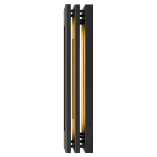 Layer 22 Inch Outdoor Wall Sconce in Sand Black Finish