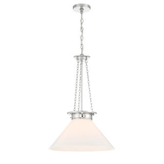 Myers 1-Light Pendant in Polished Nickel