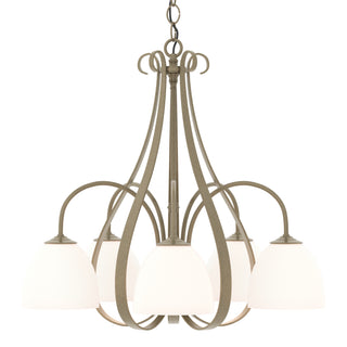 Sweeping Taper 5 Arm Chandelier