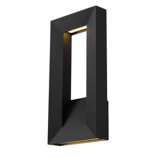 Paletto 16 Inch Outdoor Wall Sconce in Sand Black Finish