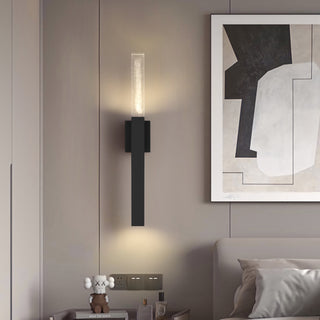 Folio Wall Sconce in Sand Black Finish