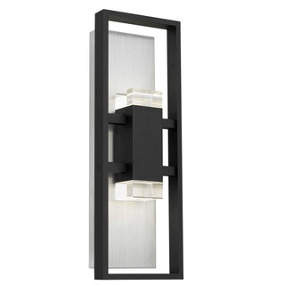 Mars 18 Inch Outdoor Wall Sconce in Black Finish