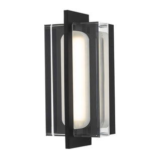 Avani 14 Inch Outdoor Wall Sconce in Sand Black Finish