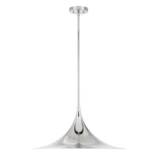 Bowdin 1-Light Pendant in Polished Chrome