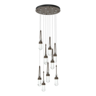 Link 9-Light Clear Glass Pendant