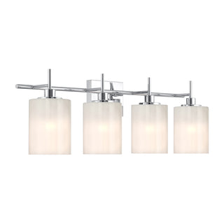 4-Light Bathroom Vanity Light in Chrome