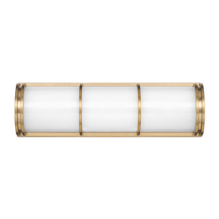 Harper LED Bathroom Vanity Light in Warm Brass