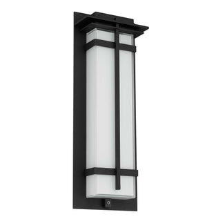 Frank 18 Inch Outdoor Wall Sconce in Sand Black Finish