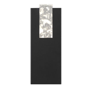 Mille 12 Inch Outdoor Wall Sconce in Sand Black Finish