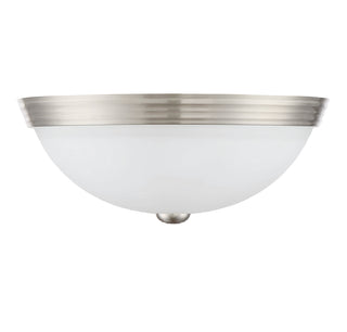 2-Light Ceiling Light in Satin Nickel