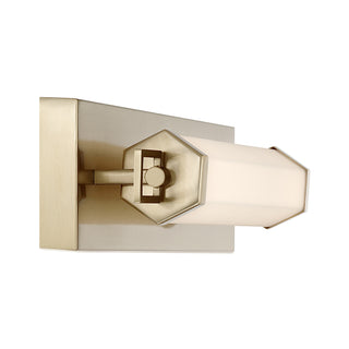 Parker 18" LED Bathroom Vanity Light in Noble Brass
