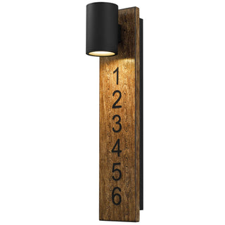 Woodone 26 Inch Outdoor Wall Sconce in Sand Black