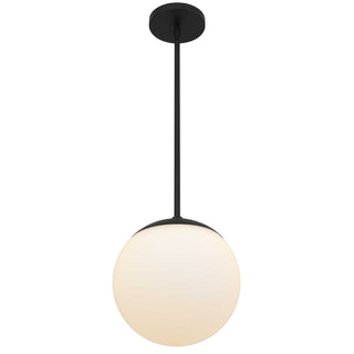 Rondure 10 Inch Indoor / Outdoor Pendant in Black Finish