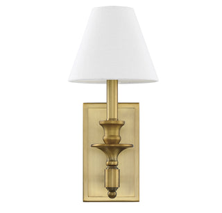 Washburn 1-Light Wall Sconce in Warm Brass