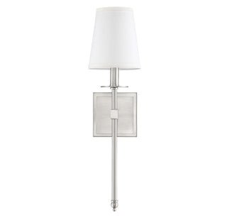 Monroe 1-Light Wall Sconce in Satin Nickel