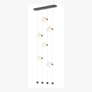 Abacus 6-Light Ceiling-to-Floor LED Pendant