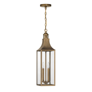 Lancaster 2-Light Outdoor Hanging Lantern in Atlas Bronze