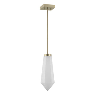 Leland 1-Light Pendant in Noble Brass by Dann Foley