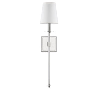 Monroe 1-Light Wall Sconce in Polished Nickel