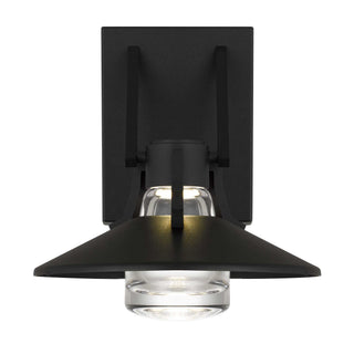 Radiant 9 Inch Outdoor  Wall Sconce in Sand Black Finish