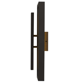 Panels 20 inch Outdoor Wall Sconce in Dark Bronze Finish