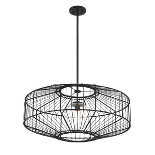 Marcy 1-Light Pendant in Matte Black