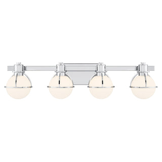 Pierce 4-Light Bathroom Vanity Light in Chrome