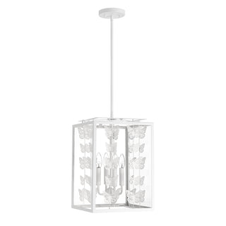 Birch 4-Light Pendant in Bisque White