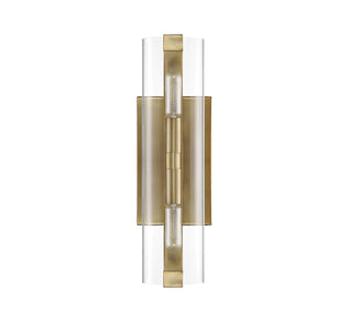 Winfield 2-Light Wall Sconce in Warm Brass