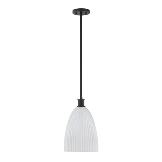 Baldwin 1-Light Pendant in Matte Black