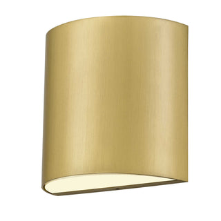 Veil Wall Sconce in Brushed Brass Finish